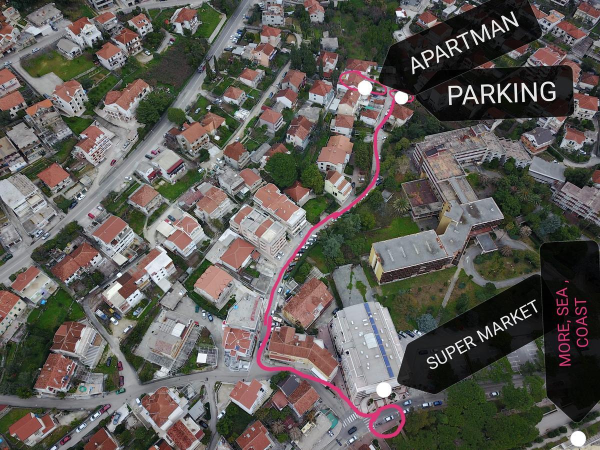 Appartamento Donna Dervis Herceg Novi Esterno foto